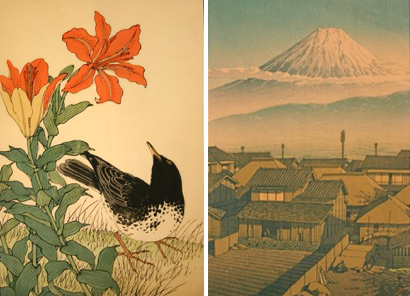 Prints from the Japanese Print Gallery at be Galleries in Pittsburgh, PA